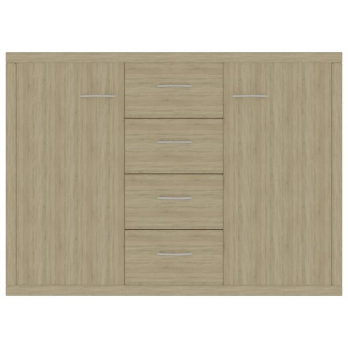 VIDAXL Buffet Chêne sonoma 88x30x65 cm Bois d ingénierie