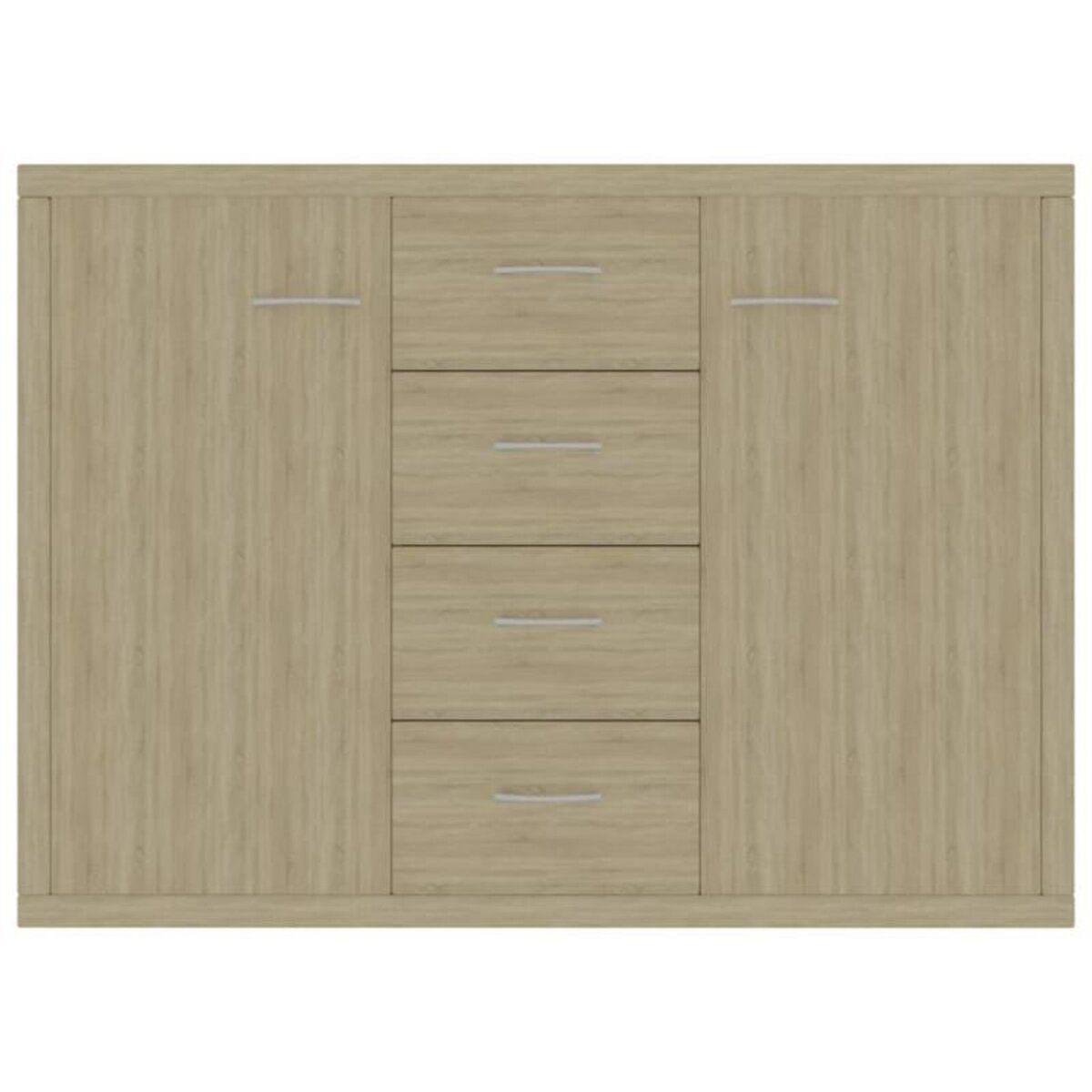 VIDAXL Buffet Chêne sonoma 88x30x65 cm Bois d ingénierie