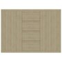 Voir la diapositive 4 : VIDAXL Buffet Chêne sonoma 88x30x65 cm Bois d ingénierie