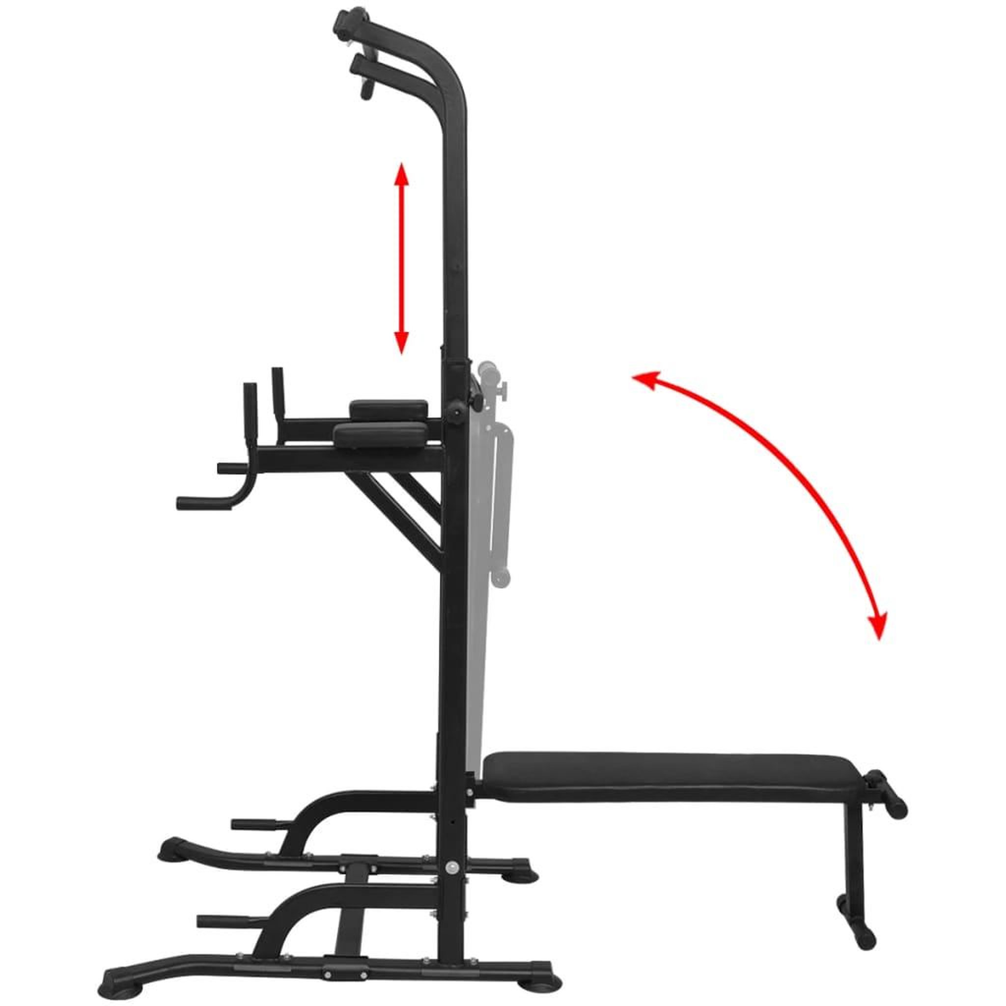 Voir la diapositive 3 : VIDAXL Tour de musculation avec banc d'assise
