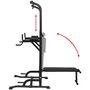 Voir la diapositive 3 : VIDAXL Tour de musculation avec banc d'assise