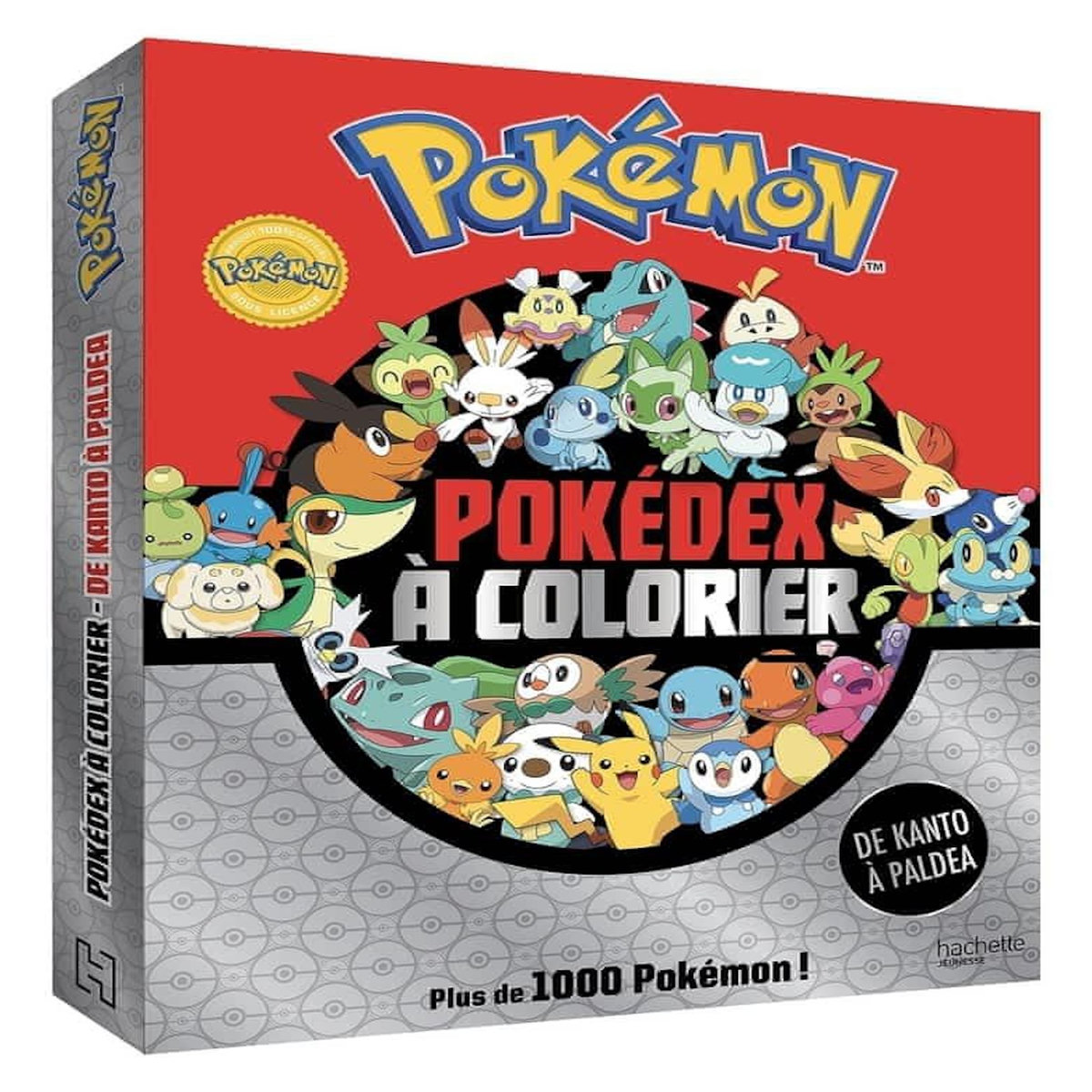 POKEDEX A COLORIER. DE KANTO A PALDEA - PLUS DE 1000 POKEMON !, Hachette Jeunesse
