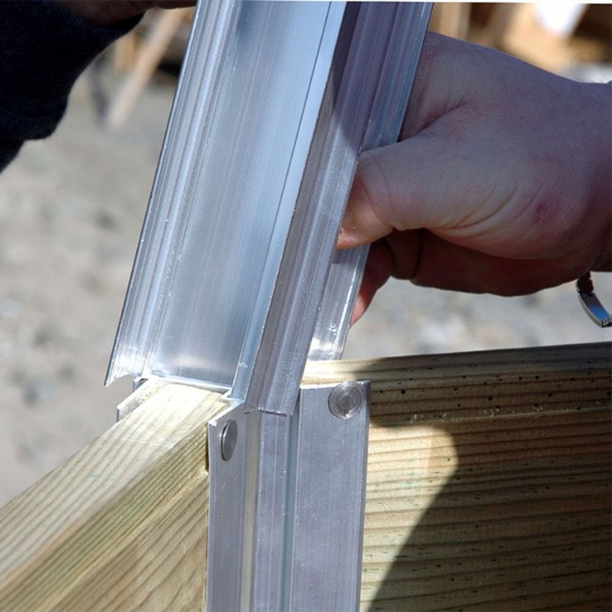 WATERCLIP Piscine bois octogonale 428 x 94 BOHOL