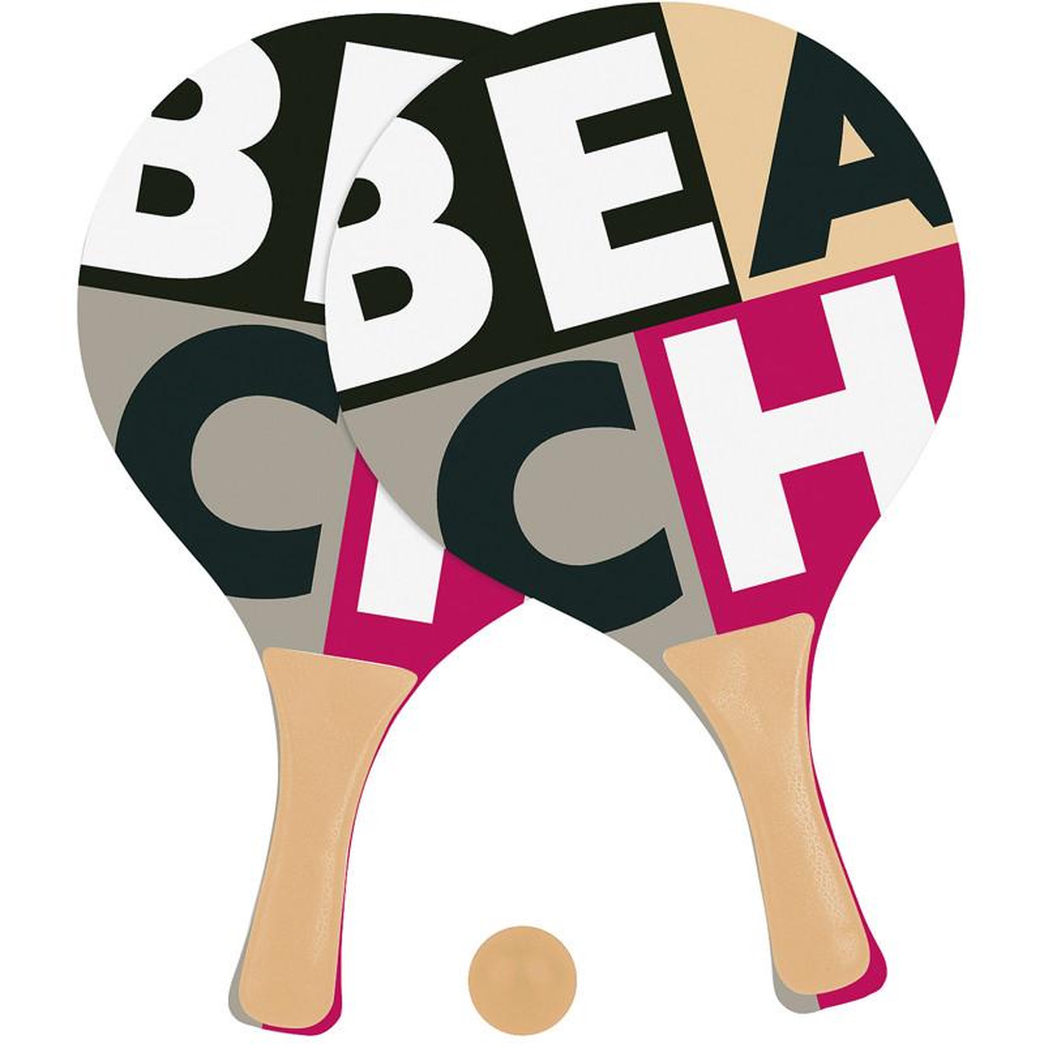 Voir la diapositive 1 : BEACH BALL BEACH 8MM ASSORTIMENT BB BEACH