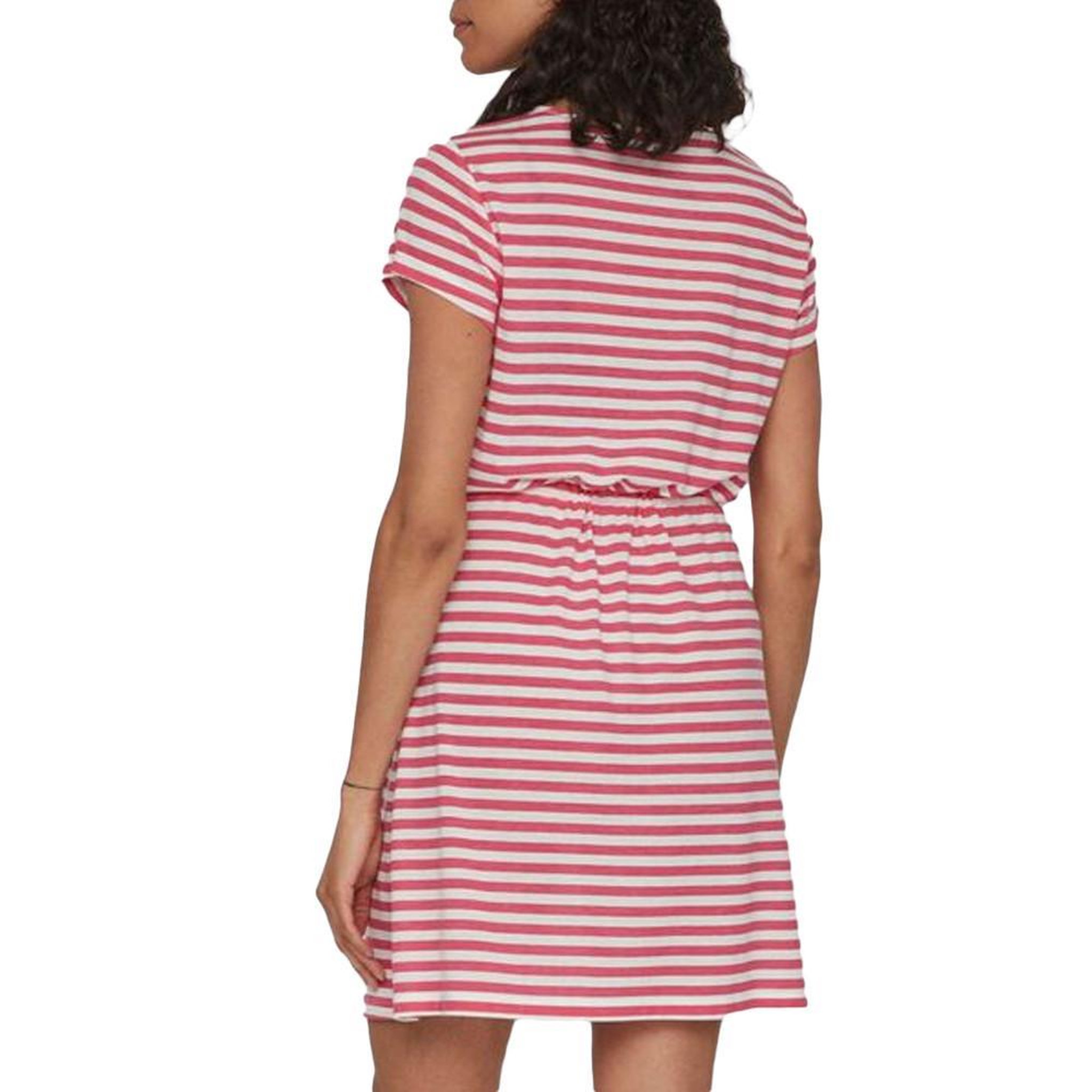 Voir la diapositive 2 : Vila Robe /Blanc à Rayures Femme Vila Mooney String