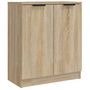 Voir la diapositive 3 : VIDAXL Buffets 2 pcs Chene sonoma 60x30x70 cm Bois d'ingenierie