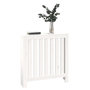 Voir la diapositive 4 : VIDAXL Cache-radiateur Blanc 79,5x19x84 cm Bois massif de pin