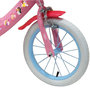 Voir la diapositive 4 : Disney Princesse Vélo enfant - Modème 14'' Princesse de Disney pour enfant de 95/110 cm avec stabilisateurs - Panier avant - Porte poupée arrière - 2 freins