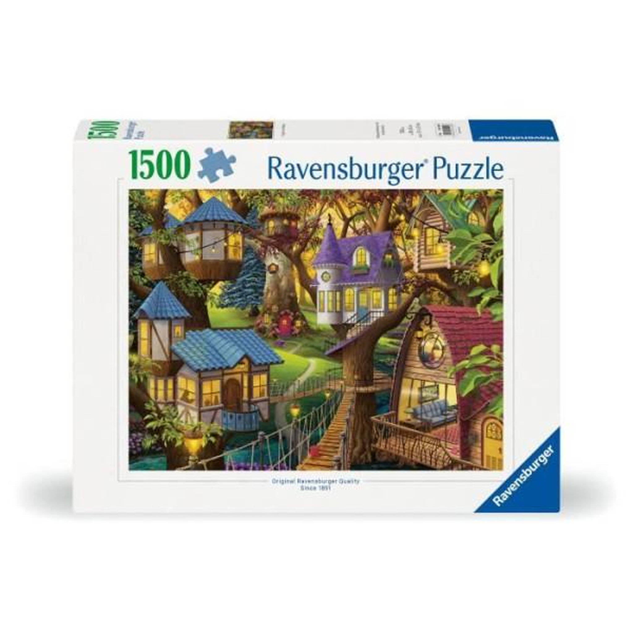 RAVENSBURGER Puzzle 1500 pieces : crépuscule a la cime des arbres