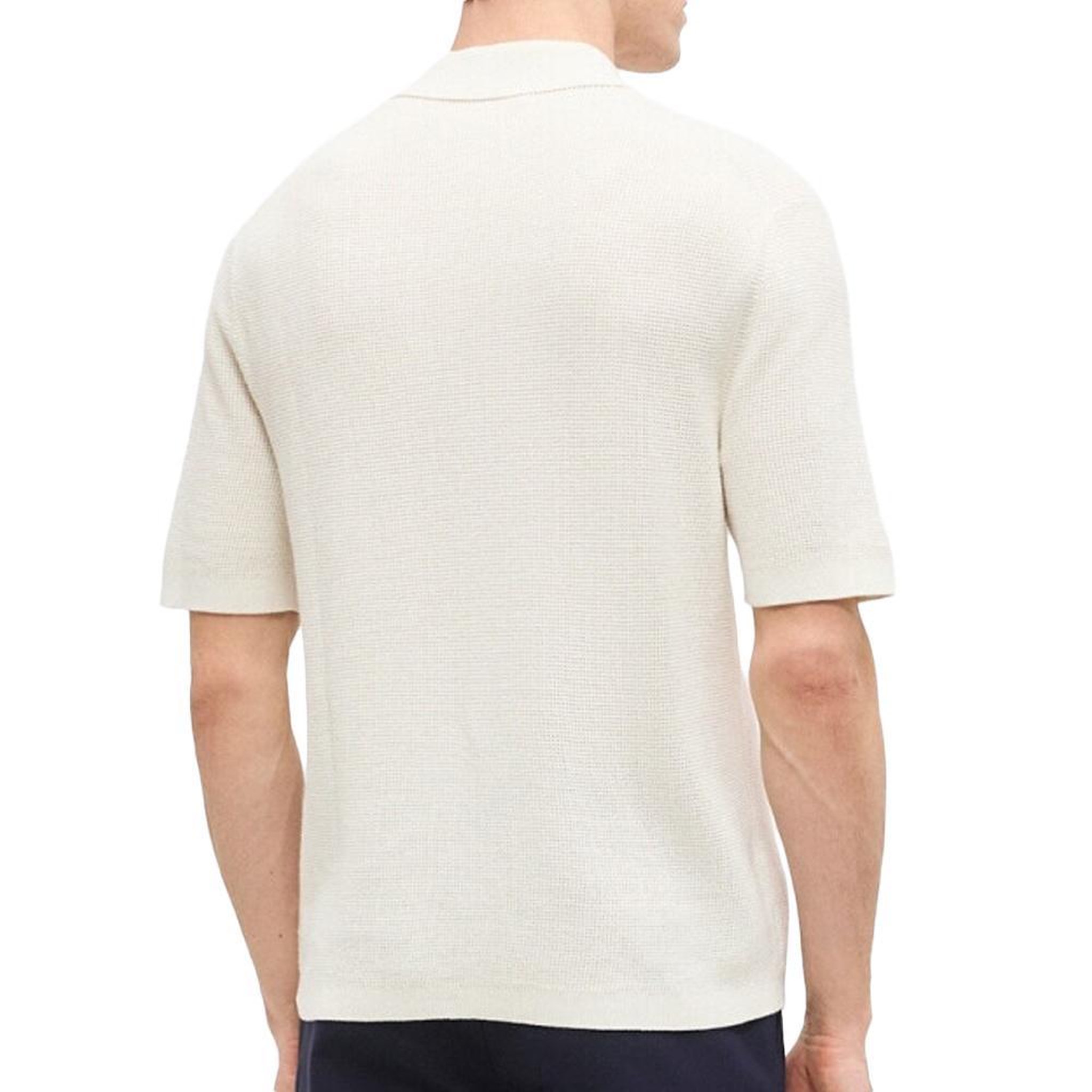 Voir la diapositive 2 : CALVIN KLEIN JEANS Polo Beige Homme Calvin Klein Jeans Waffle
