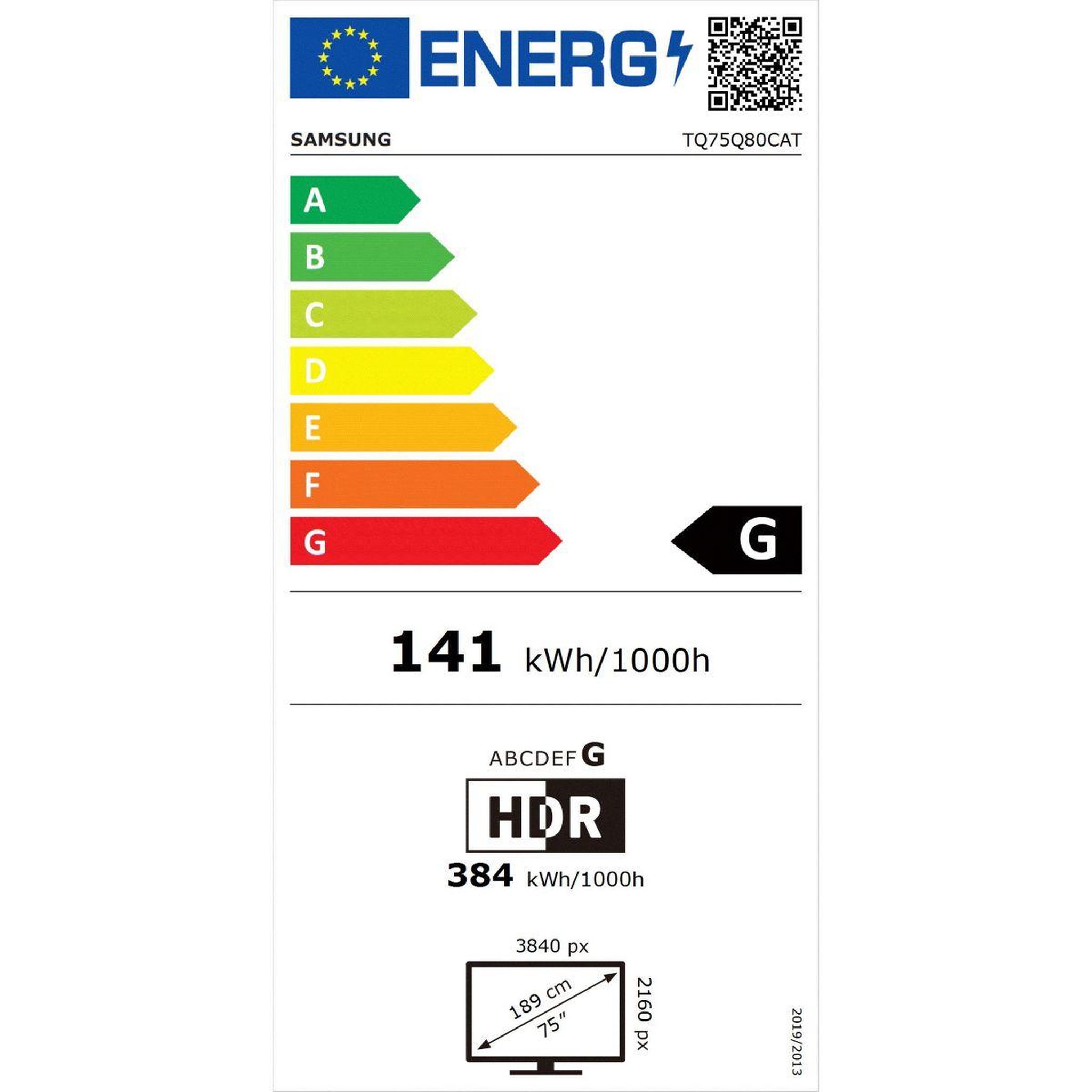 Voir la diapositive 3 : Samsung TV QLED TQ75Q80C