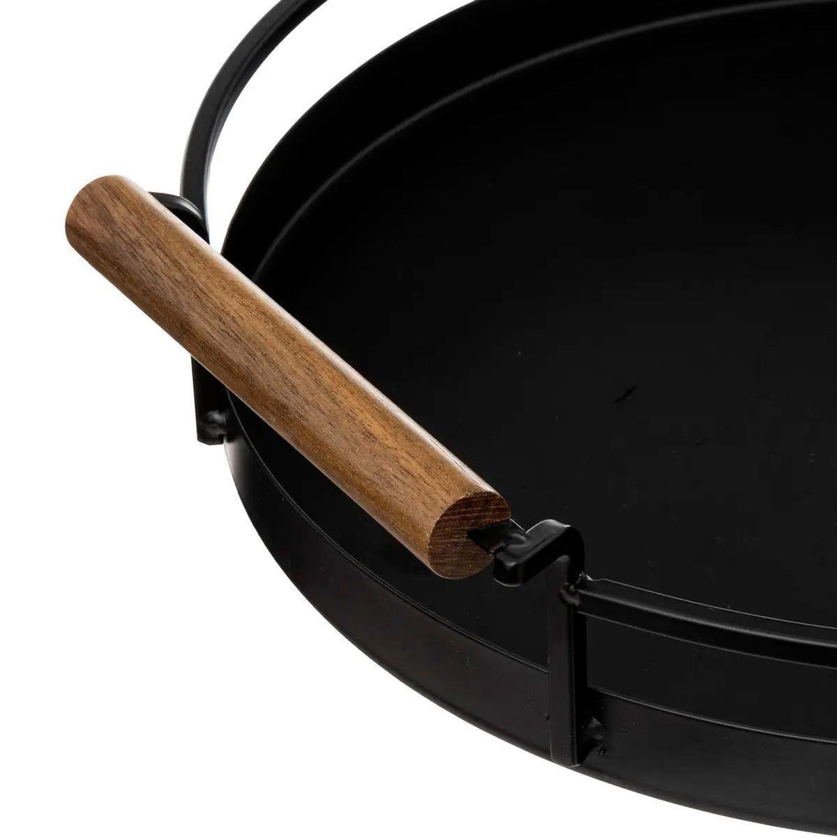 FIVE Plateau de Service en Métal  Kord  39cm Noir