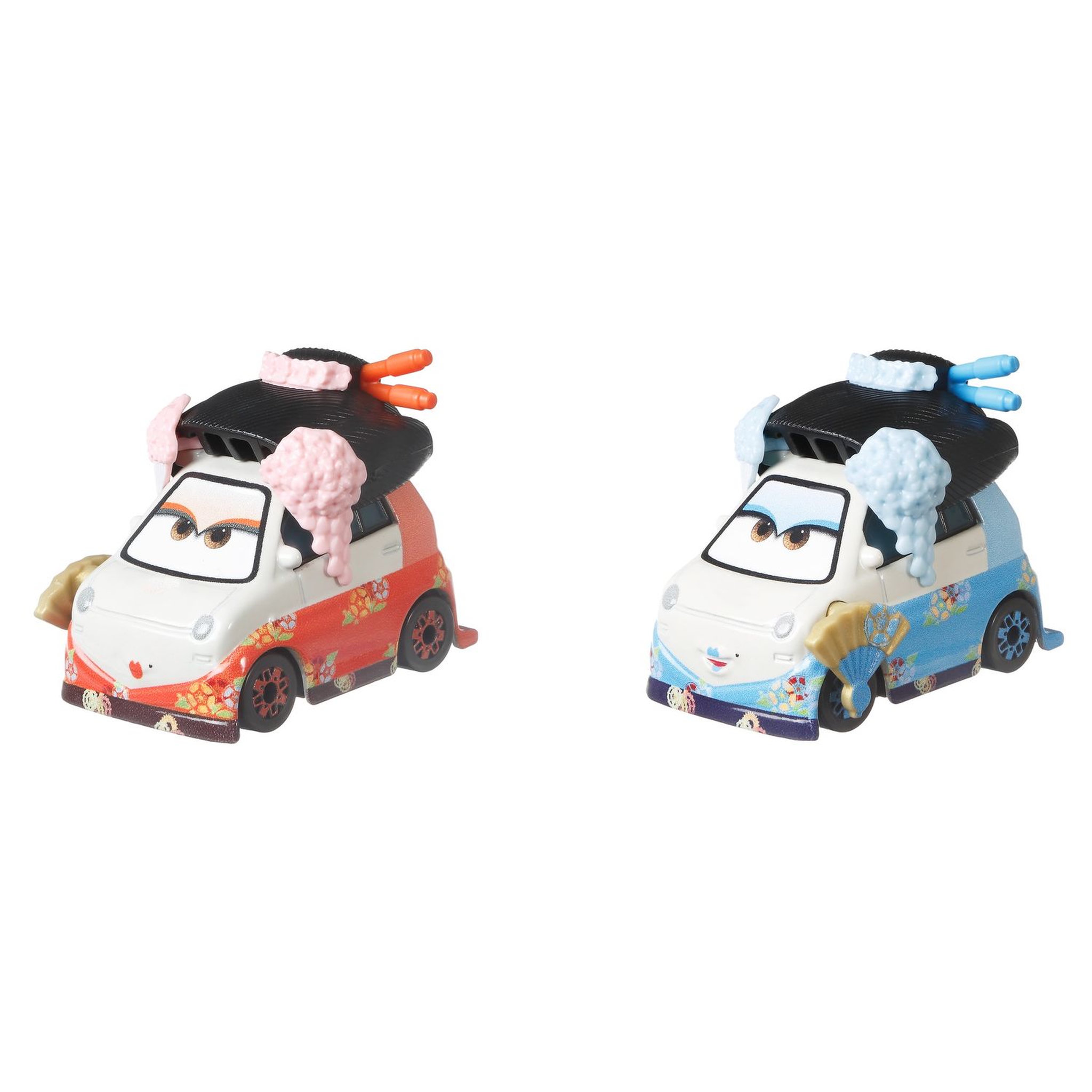 Voir la diapositive 1 : CARS Mattel Pack de 2 véhicules - Cars - Okuni et Shigeko
