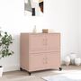 Voir la diapositive 3 : VIDAXL Buffet rose 68x39x72 cm acier