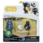 HASBRO Star Wars - Pack Figurine Rose / droïdes BB-8 et BB-9E + accessoires 