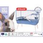 Voir la diapositive 2 : Zolux Cage grillagée lapin et rongeur sur pieds NeoLife 100 L - Zolux Bleu