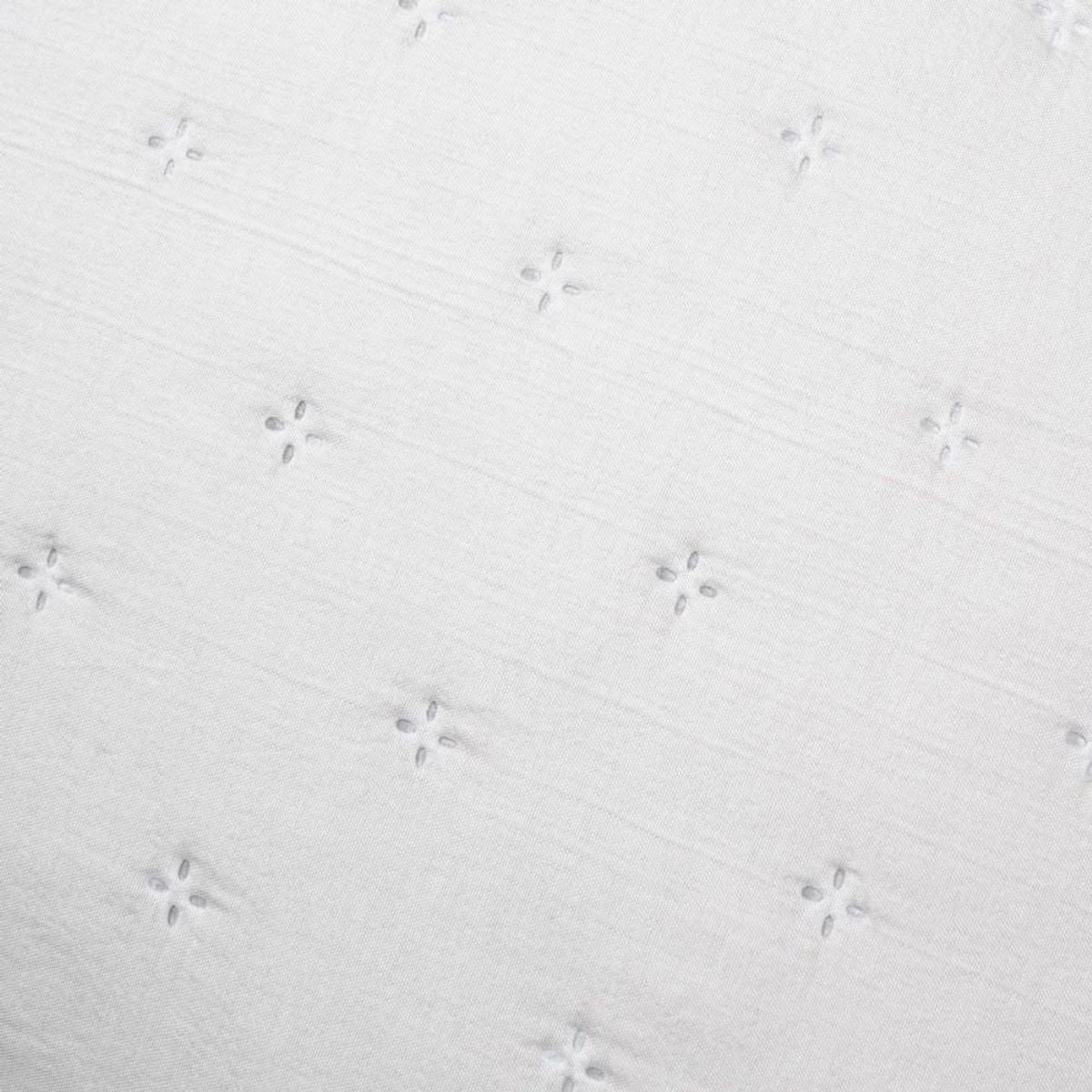 Lovely Casa Couvre lit boutis réversible 260x240 avec 2 taies coloris naturel