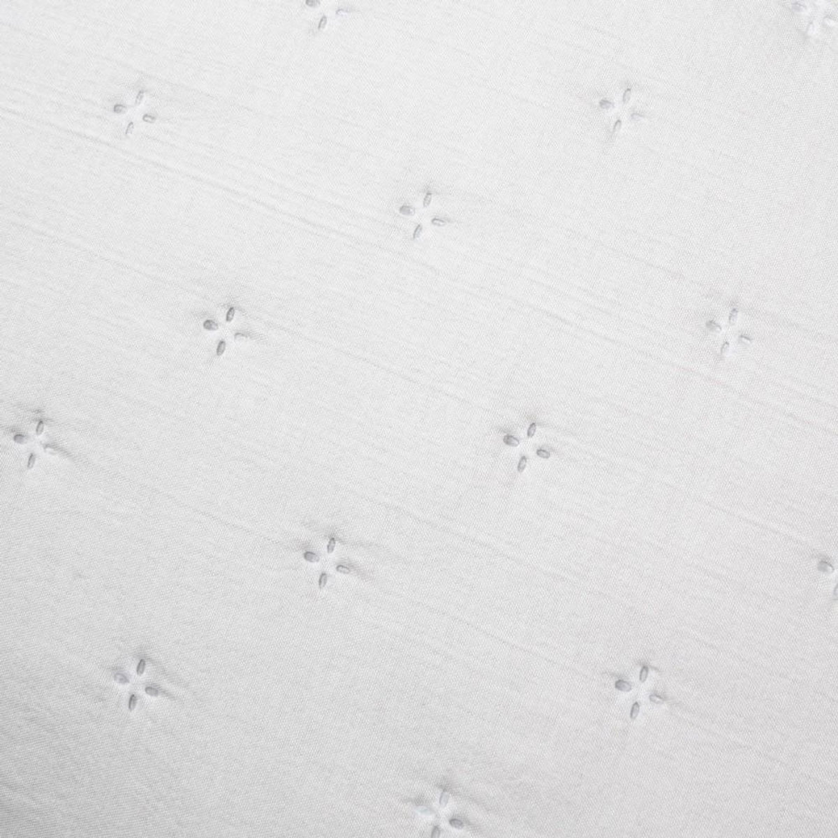 Lovely Casa Couvre lit boutis réversible 260x240 avec 2 taies coloris naturel