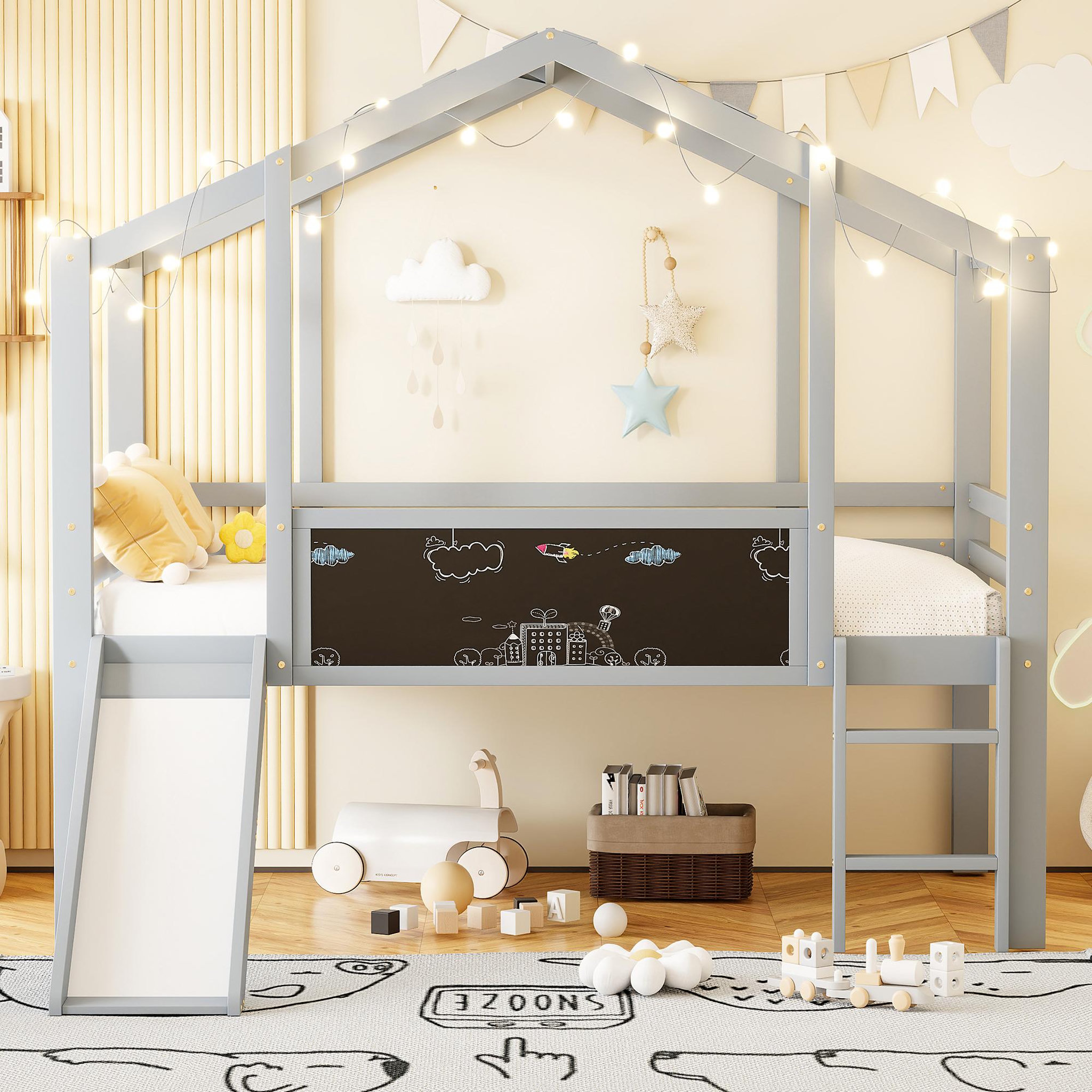 Voir la diapositive 2 : MERAX Lit mezzanine enfant