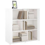 Voir la diapositive 4 : VIDAXL Buffet Blanc brillant 80x30x80 cm Bois d'ingenierie