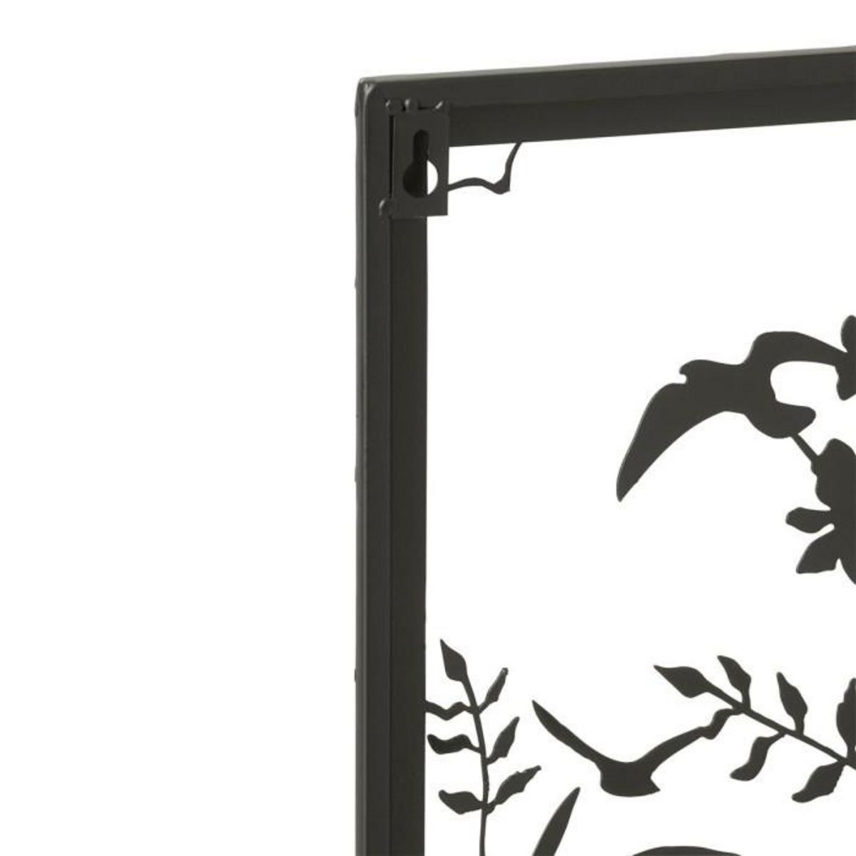 Paris Prix Jardinière Murale en Métal  Plantes  41cm Noir