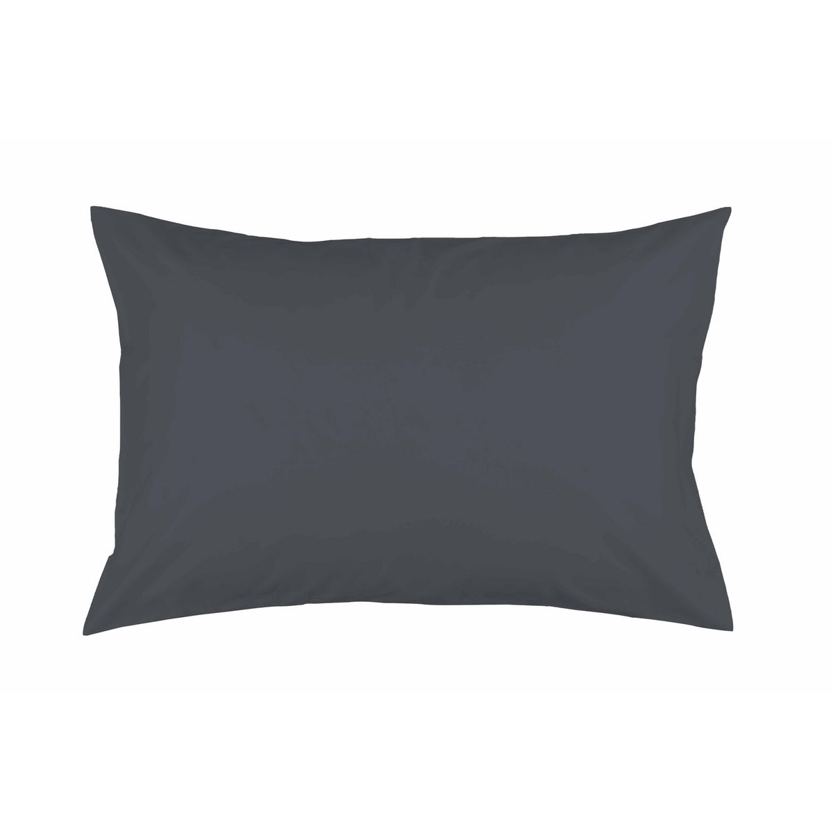 Taie d'oreiller unie en microfibre 