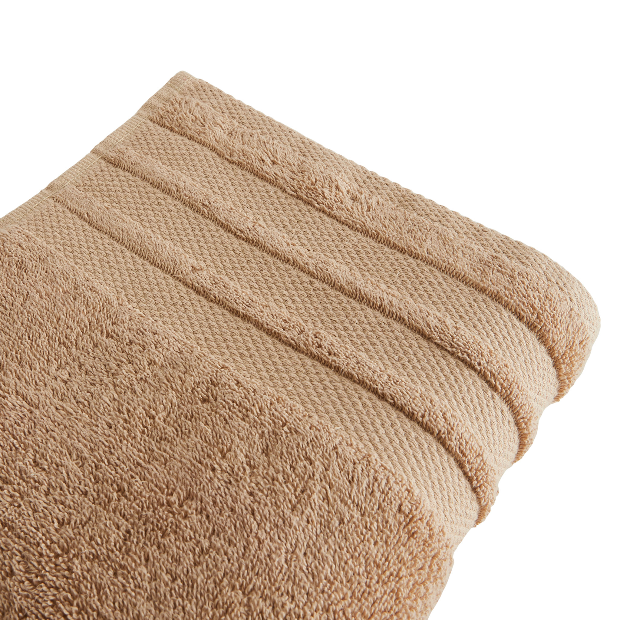 Voir la diapositive 3 : ACTUEL Serviette de toilette unie en coton 500 g/m²