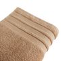 Voir la diapositive 3 : ACTUEL Serviette de toilette unie en coton 500 g/m²