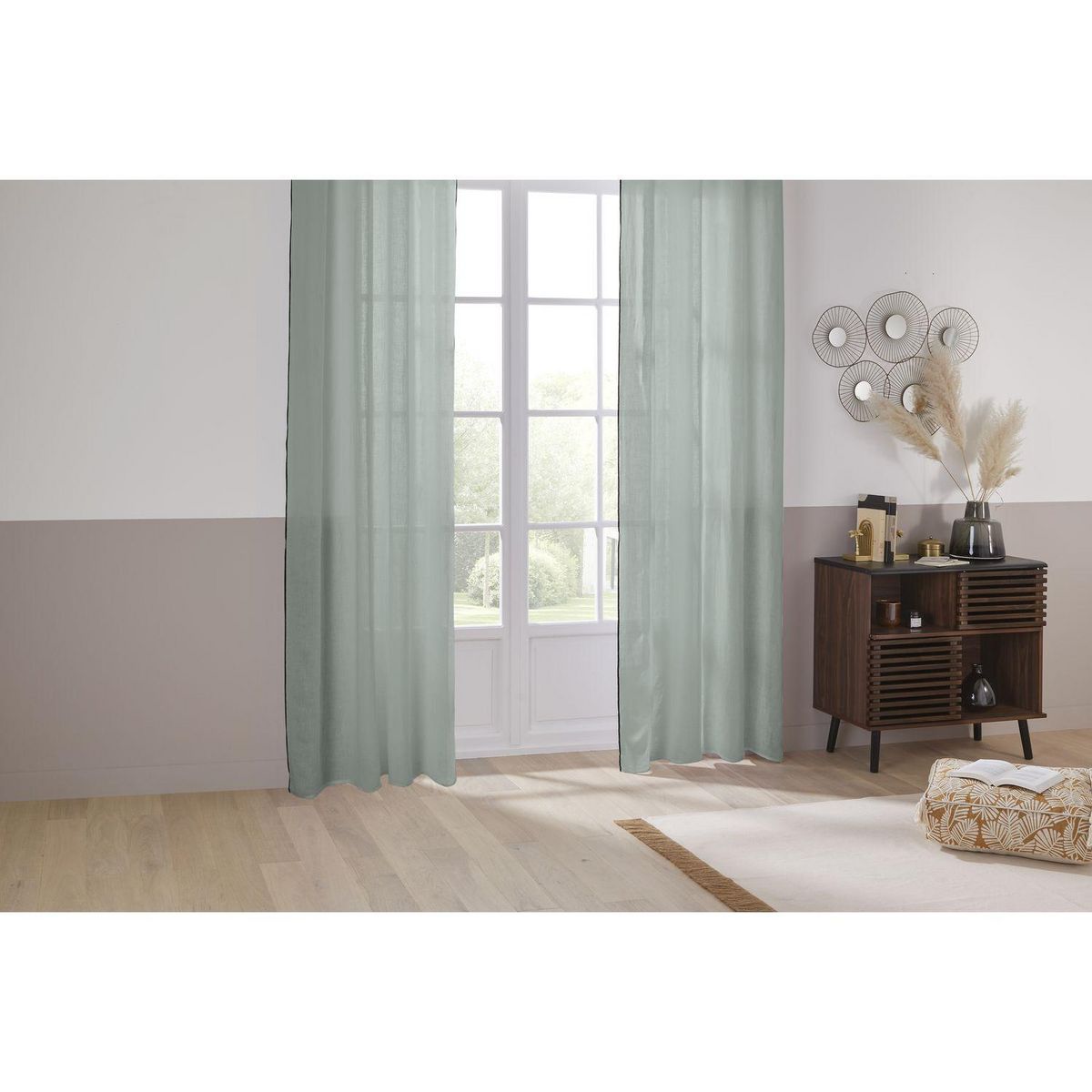 ATMOSPHERA Rideau en 100% lin LINAH