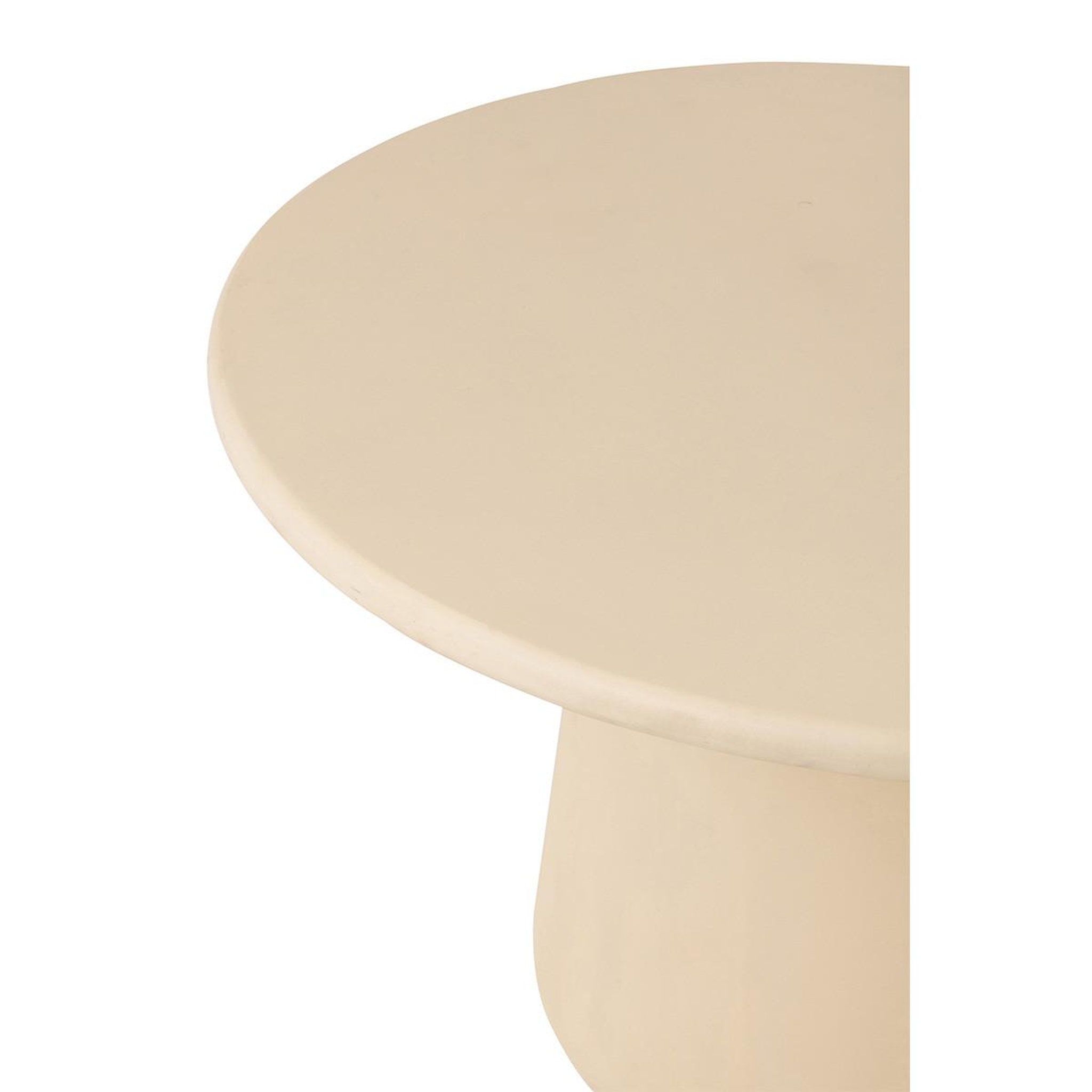 Voir la diapositive 2 : J-LINE Table à manger design  cave  118cm beige