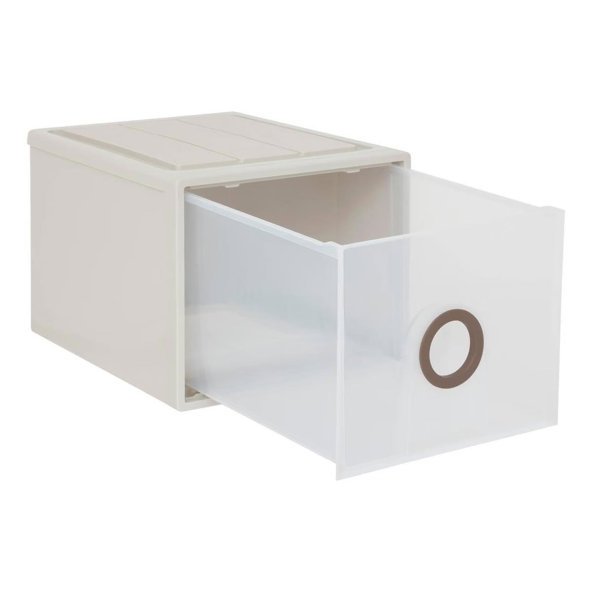 Voir la diapositive 2 : FIVE Tiroir rigide empilable  tide'n stak  30,5l beige