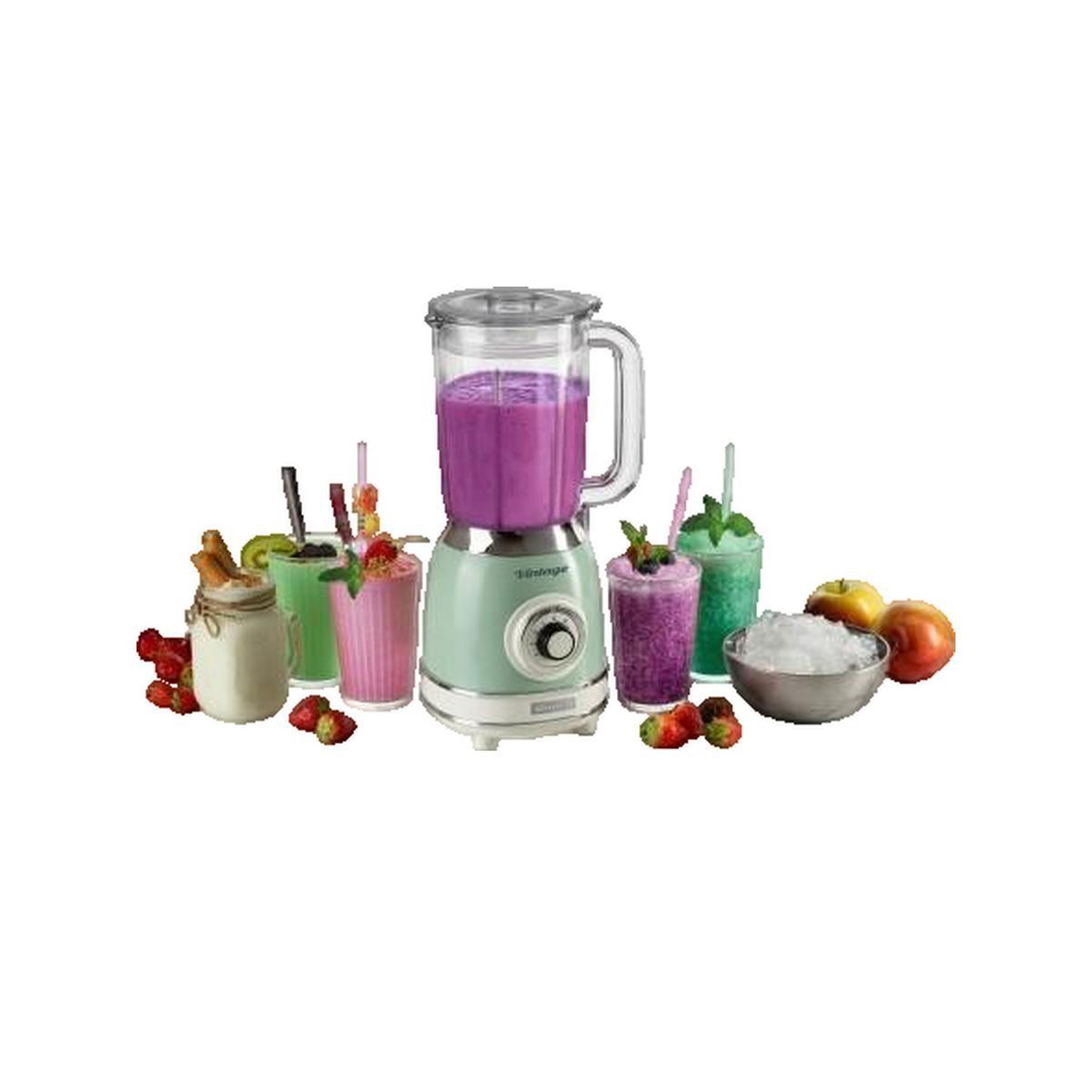 Voir la diapositive 3 : ARIETE Blender Ariete Vintage 583/04 Vert 1000W 1,5L