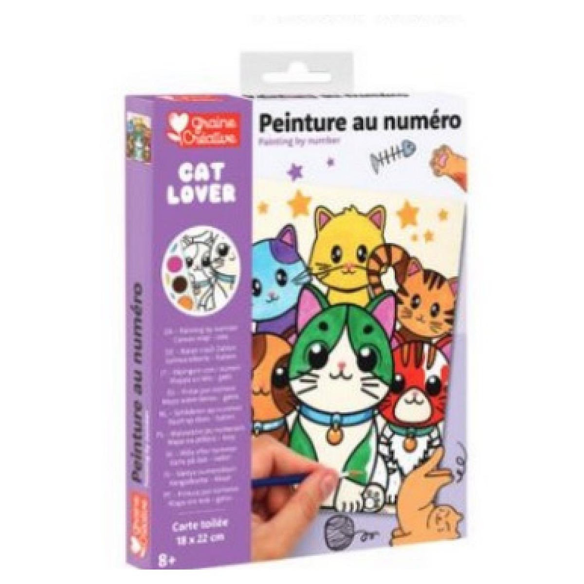 Graine créative Peinture au numero Cat lover