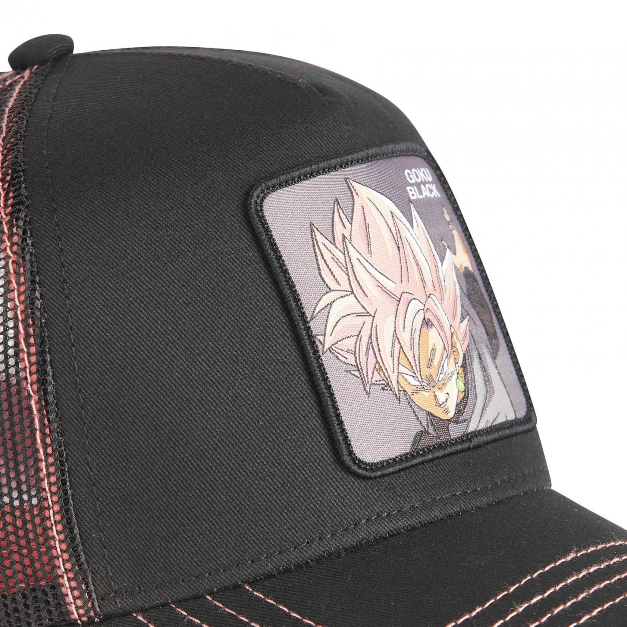 Voir la diapositive 3 : CAPSLAB Casquette trucker avec filet Dragon Ball Super Black Goku