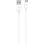 Voir la diapositive 1 : ESSENTIEL B Câble micro USB vers USB 1M Blanc