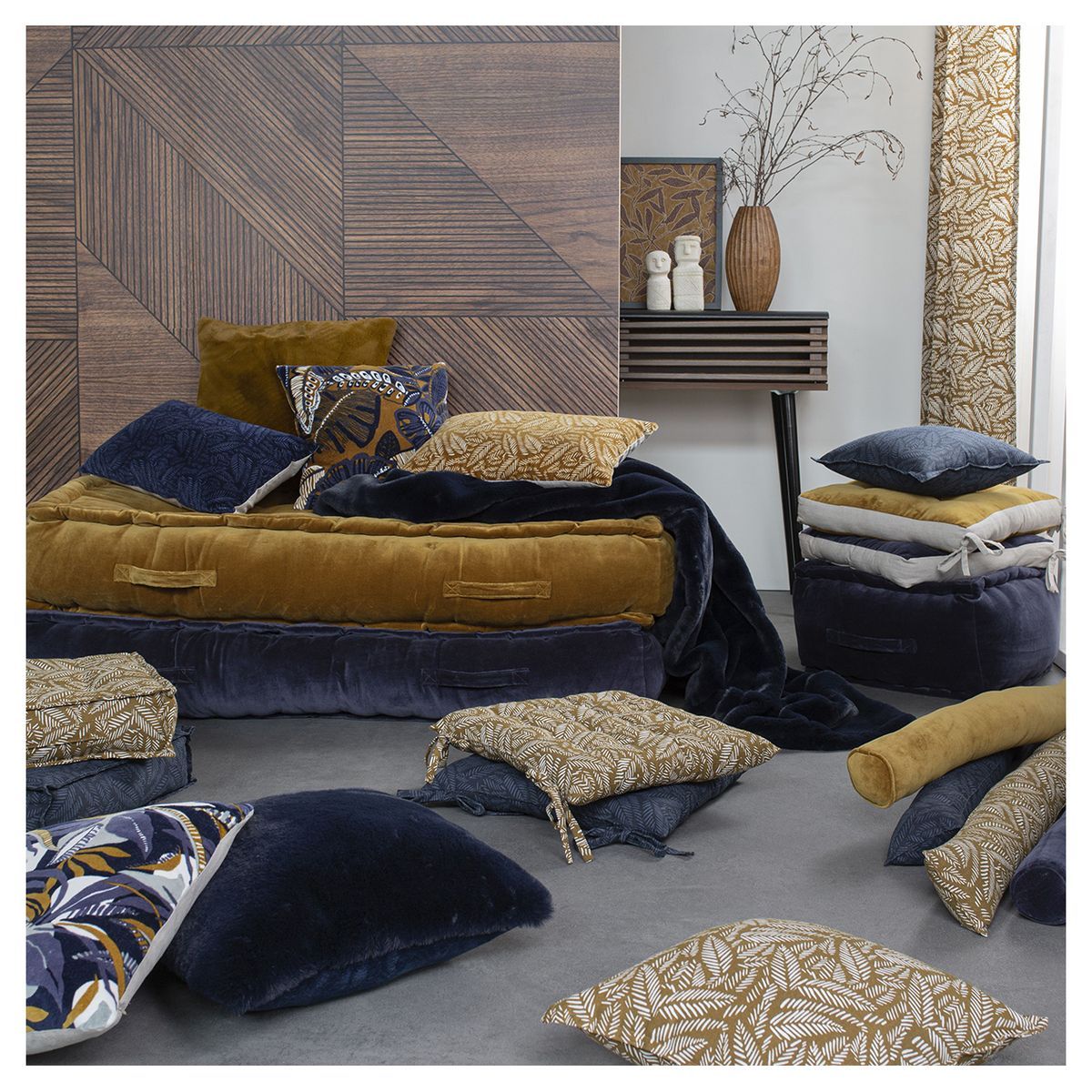 TODAY Rideau fantaisie à oeillets en polyester INAYA   