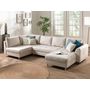 Voir la diapositive 1 : LISA DESIGN Rune - canapé panoramique - 7 places - style scandinave - gauche