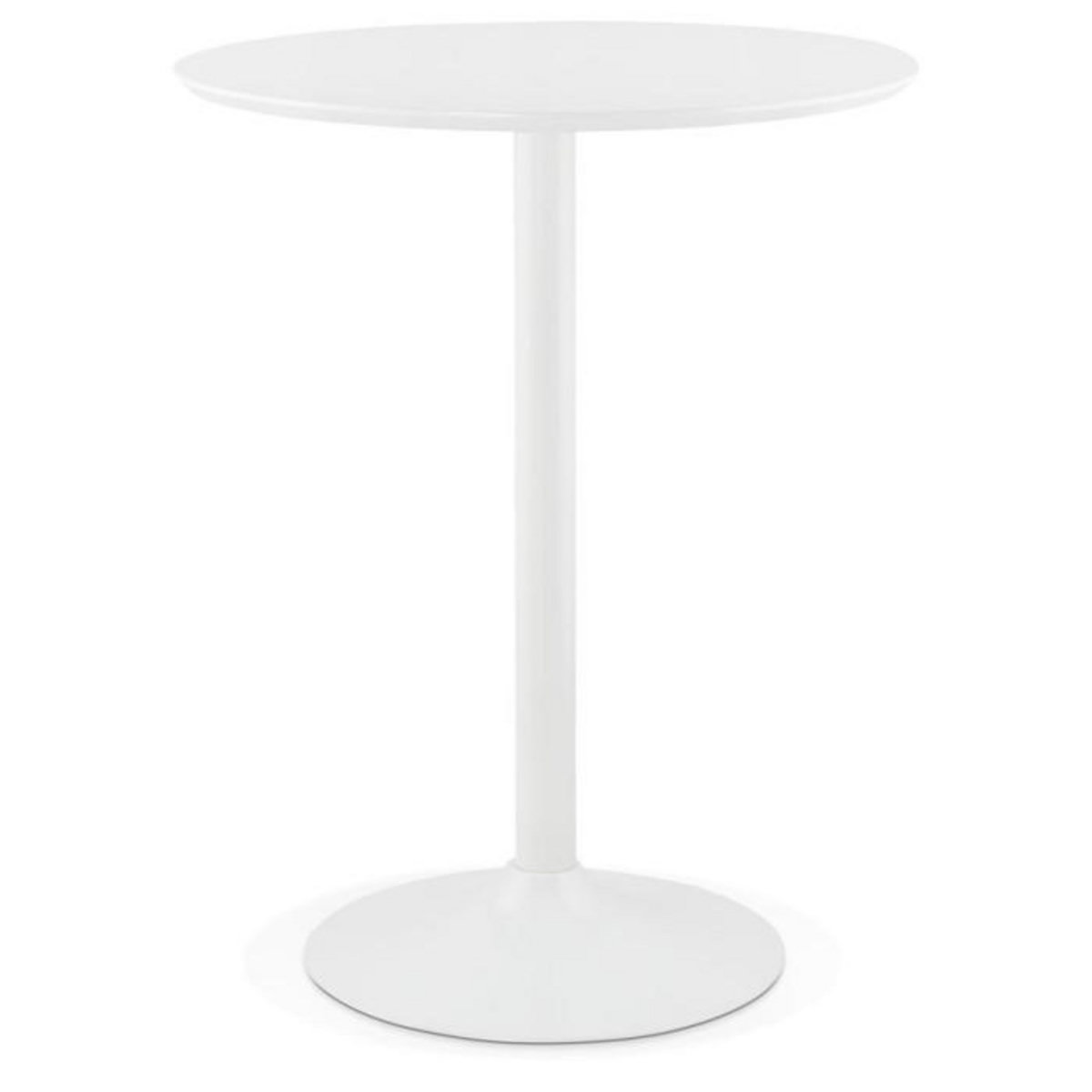 Paris Prix Table de Bar  Alysson  90cm Blanc