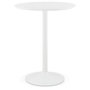 Voir la diapositive 1 : Paris Prix Table de Bar  Alysson  90cm Blanc