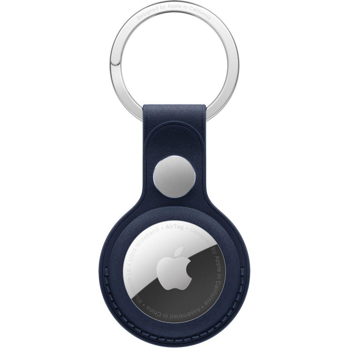 APPLE Accessoire tracker Bluetooth Porte clés en tissage fin Bleu intense