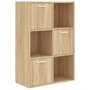 Voir la diapositive 2 : VIDAXL Armoire de rangement Chene sonoma 60x29,5x90 cm Bois ingenierie
