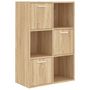Voir la diapositive 2 : VIDAXL Armoire de rangement Chene sonoma 60x29,5x90 cm Bois ingenierie