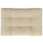 Voir la diapositive 2 : VIDAXL Coussin de palette beige 120x80x12 cm tissu