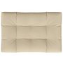 Voir la diapositive 2 : VIDAXL Coussin de palette beige 120x80x12 cm tissu