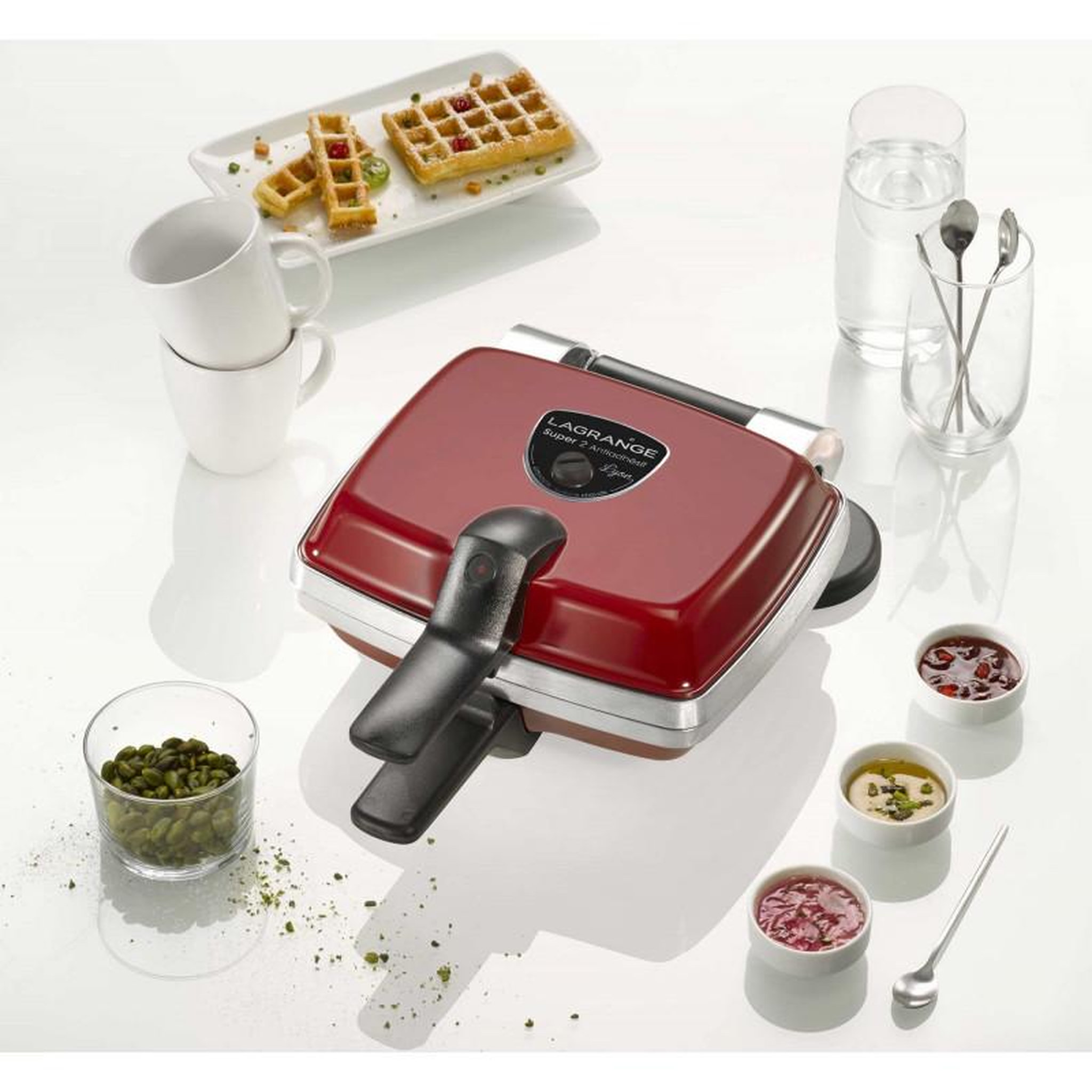 Voir la diapositive 6 : LAGRANGE Gaufrier 1000w - 039514