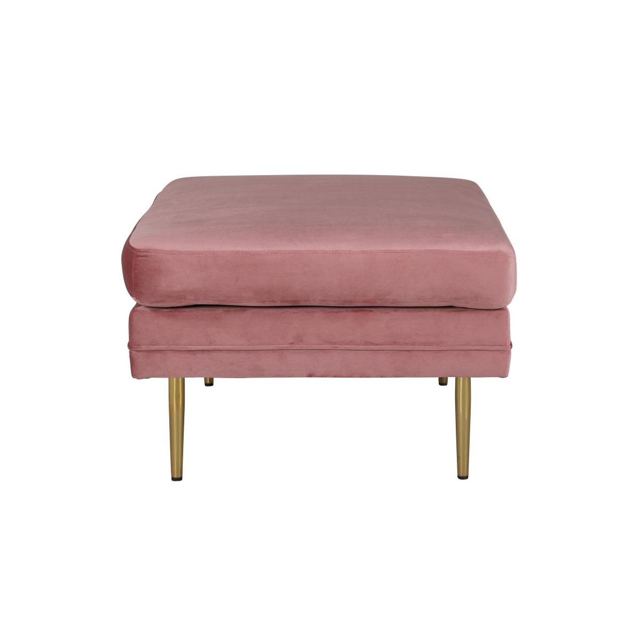 Voir la diapositive 3 : Paris Prix Pouf design en velours  boom  90cm rose
