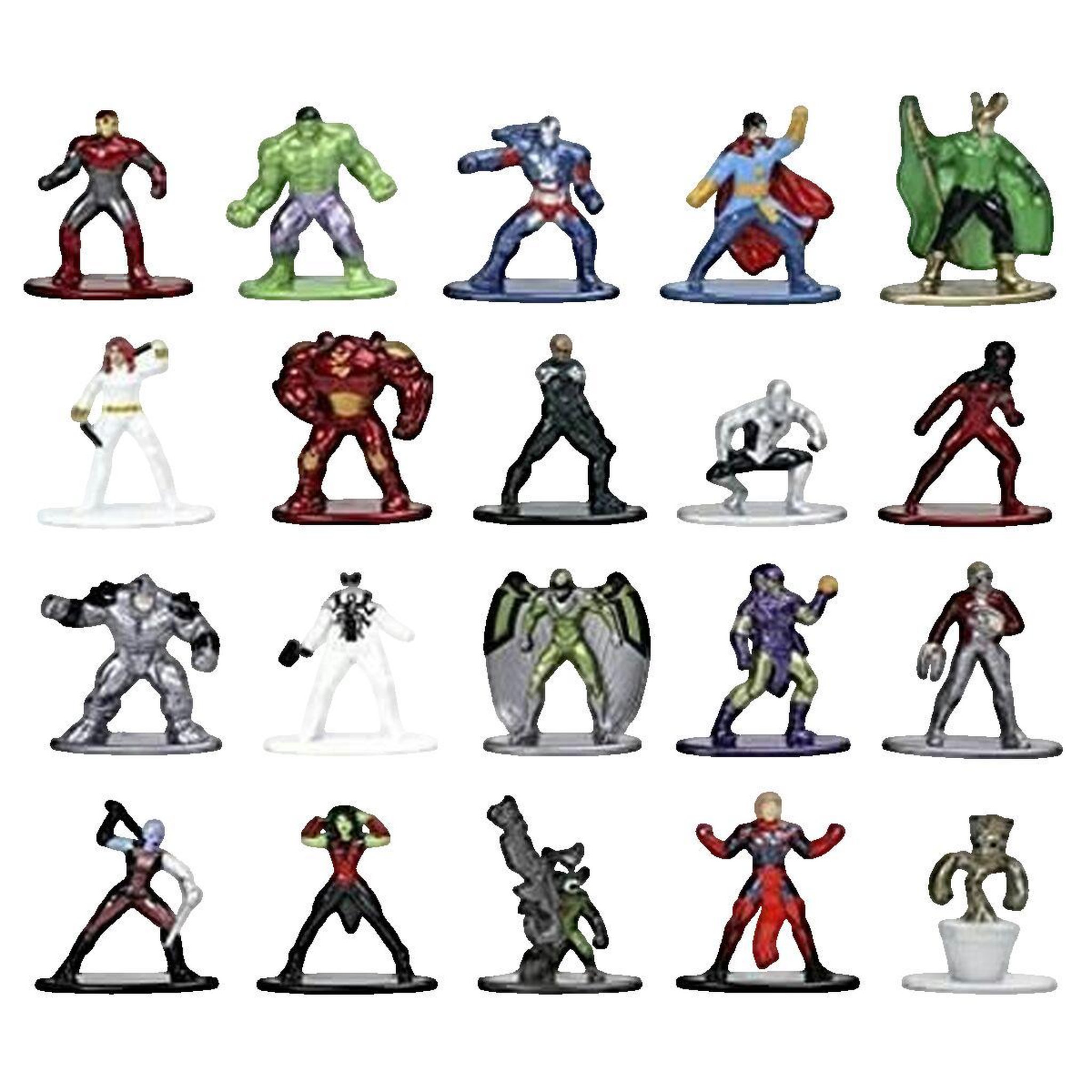 Voir la diapositive 1 : Marvel Coffret de figurines Marvel Simbadickiegroup métallique