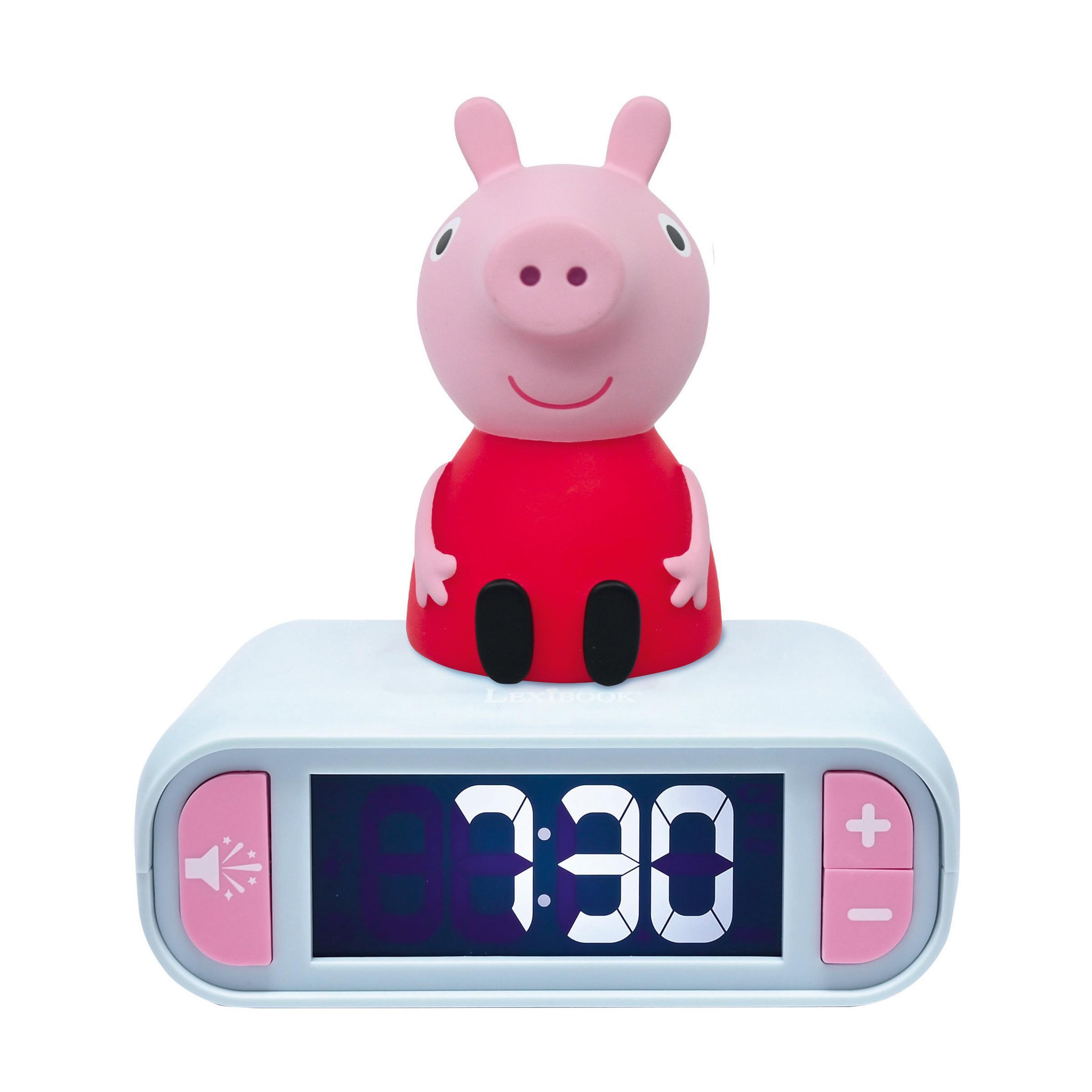 Lexibook Réveil avec veilleuse Peppa Pig en 3D