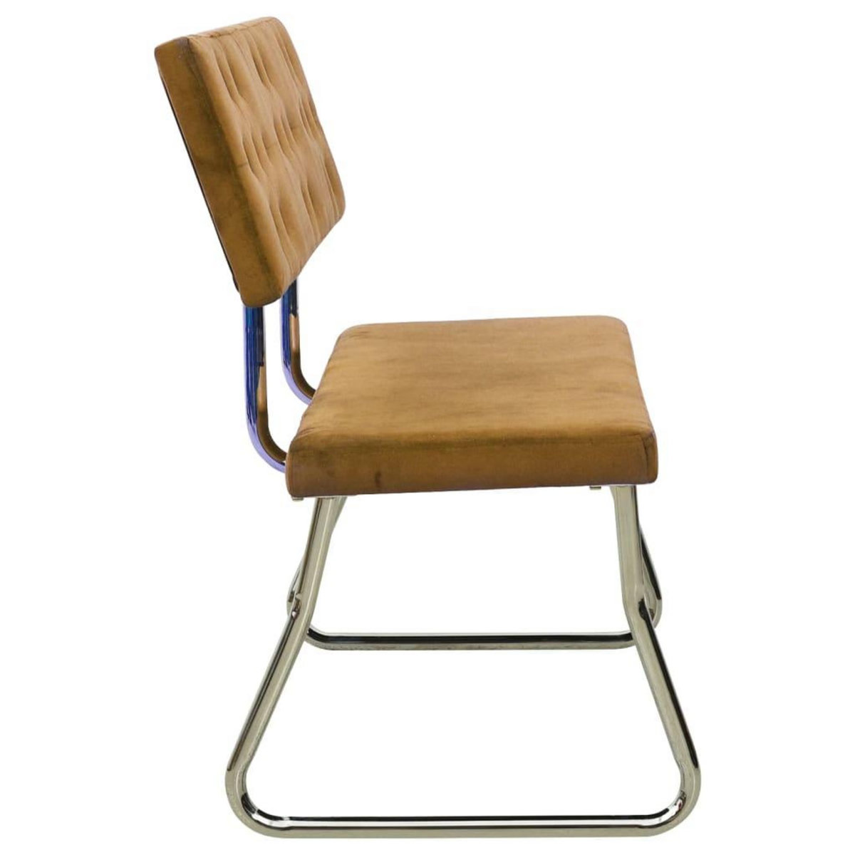 VIDAXL Banc 110 cm Marron Velours