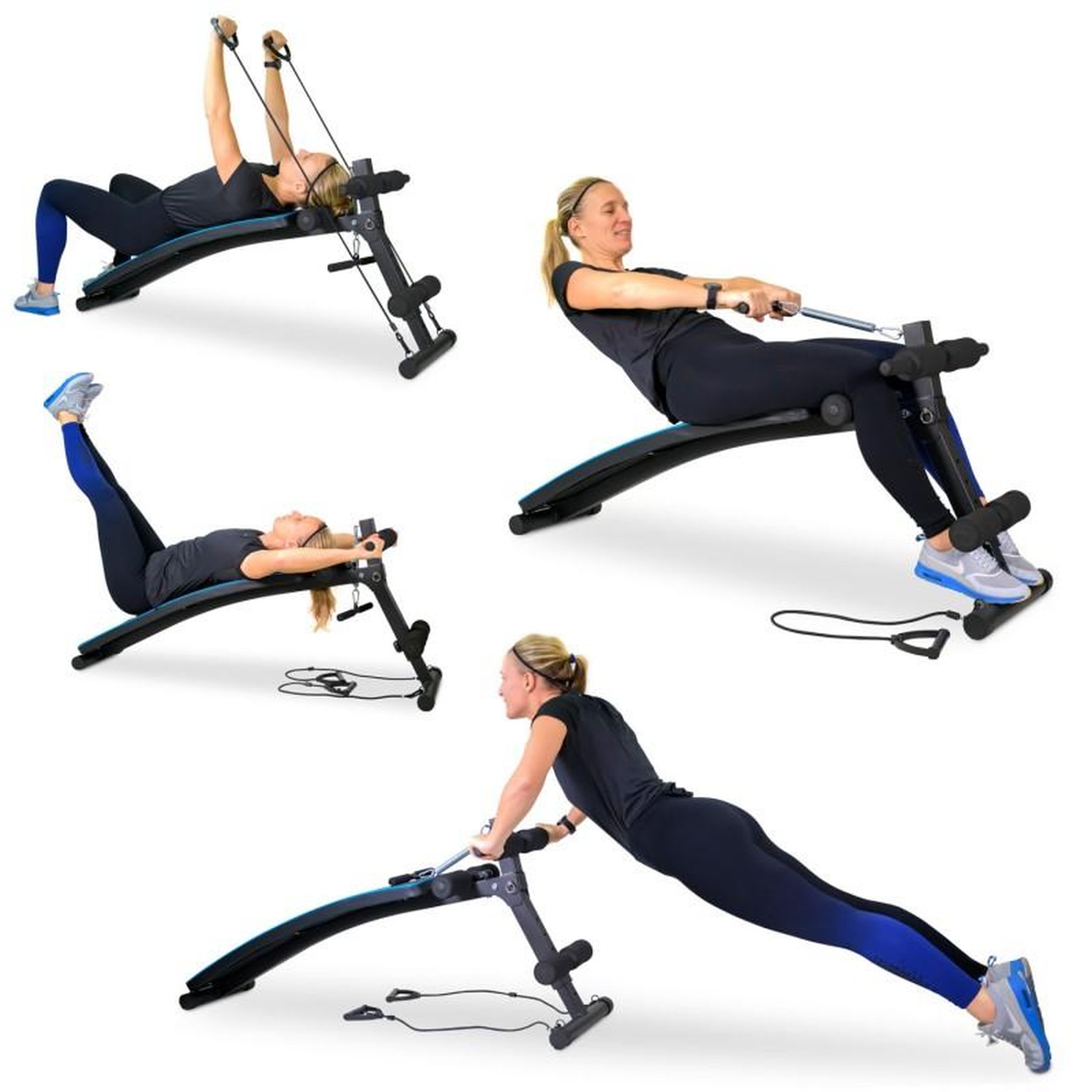 Voir la diapositive 5 : SPARRAW Banc de Musculation ARTEMIS Appareil de fitness multifonction avec sangles de résistance et Hauteur réglable